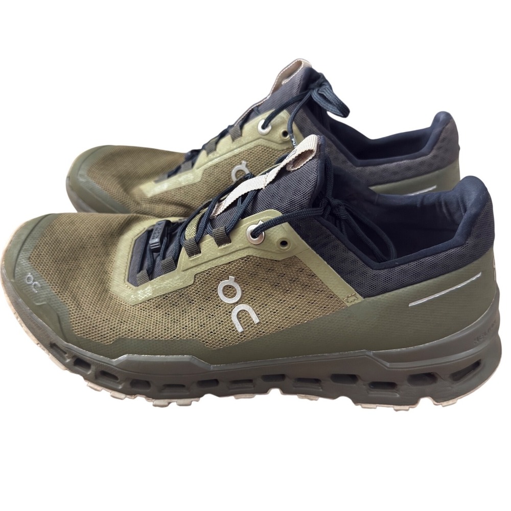 On Running Cloudventure Peak Olive/Black Men's Trail Running Shoes